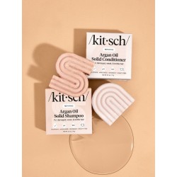 Kitsch Argan Oil Repairing Shampoo Bar & Conditioner Bar Combo Pack